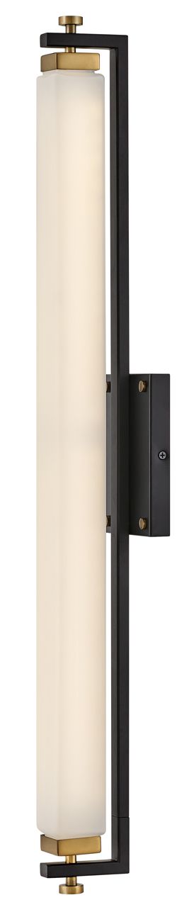 Image 6 Hinkley Rollins 30 1/2" Wide Black and Heritage Brass LED Bath Light more views