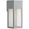 Hinkley Rook 12" High Titanium Rectangular LED Outdoor Wall Light