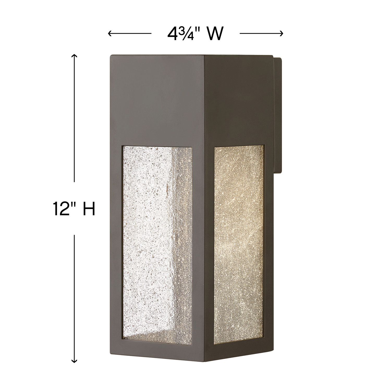 Image 3 Hinkley Rook 12"H Bronze Rectangular LED Outdoor Wall Light more views