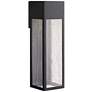 2_Hinkley Rook 20" High Satin Black Rectangular LED Outdoor Wall Light