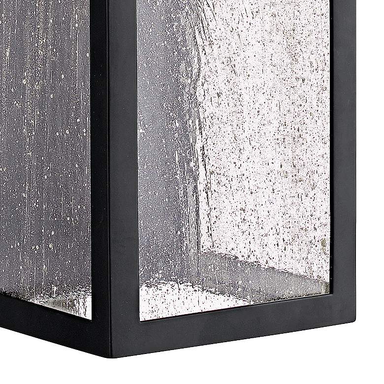 Image 3 Hinkley Rook 20 inch High Satin Black Rectangular LED Outdoor Wall Light more views