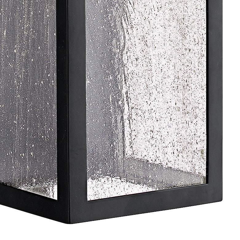 Image 3 Hinkley Rook 20" High Satin Black Rectangular LED Outdoor Wall Light more views