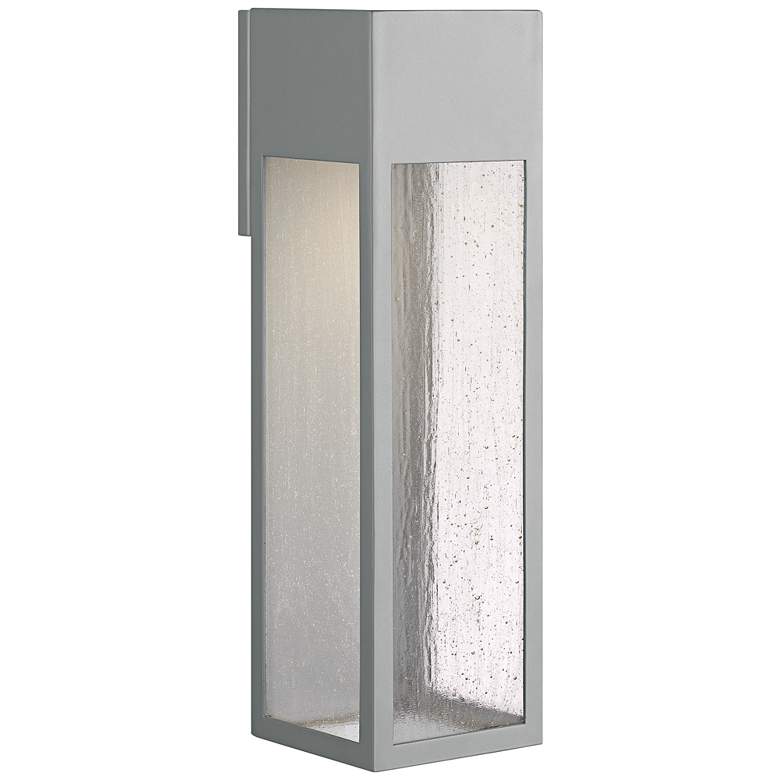 Image 1 Hinkley Rook 20 inch High Titanium Outdoor Wall Light
