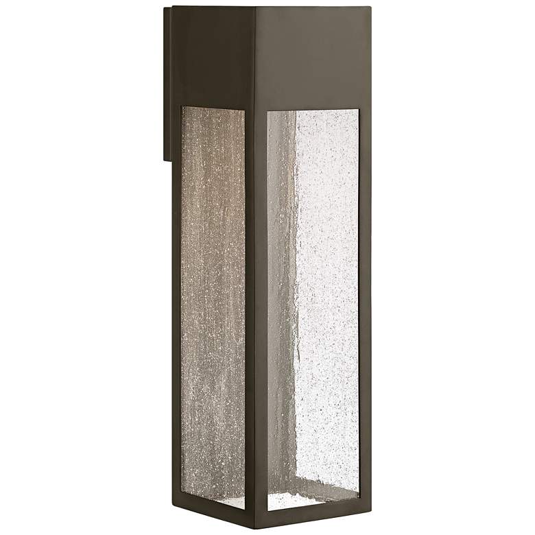 Image 1 Hinkley Rook 20 inchH Bronze Rectangular LED Outdoor Wall Light