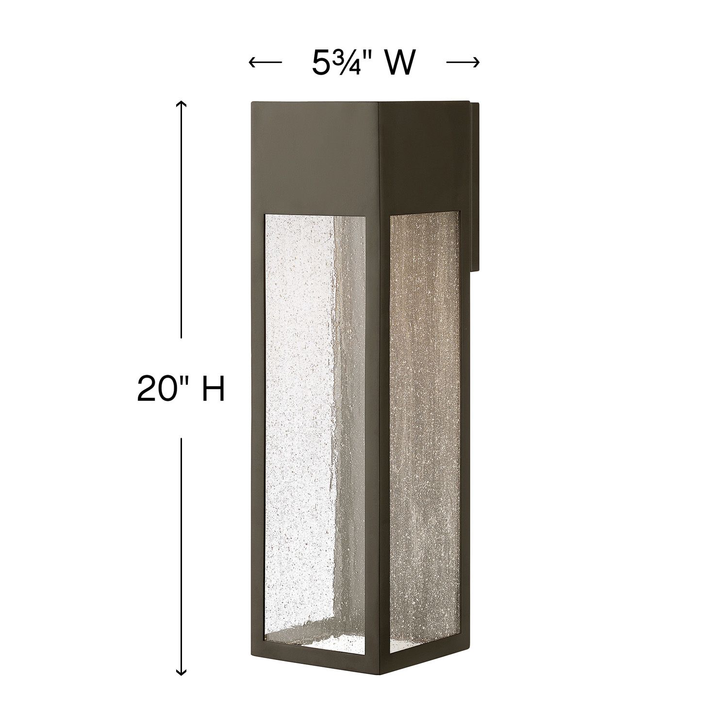 Image 3 Hinkley Rook 20"H Bronze Rectangular LED Outdoor Wall Light more views