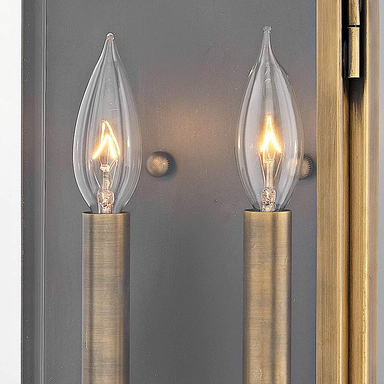 Image 2 Hinkley Rowley 18"H Light Antique Brass Outdoor Wall Light more views