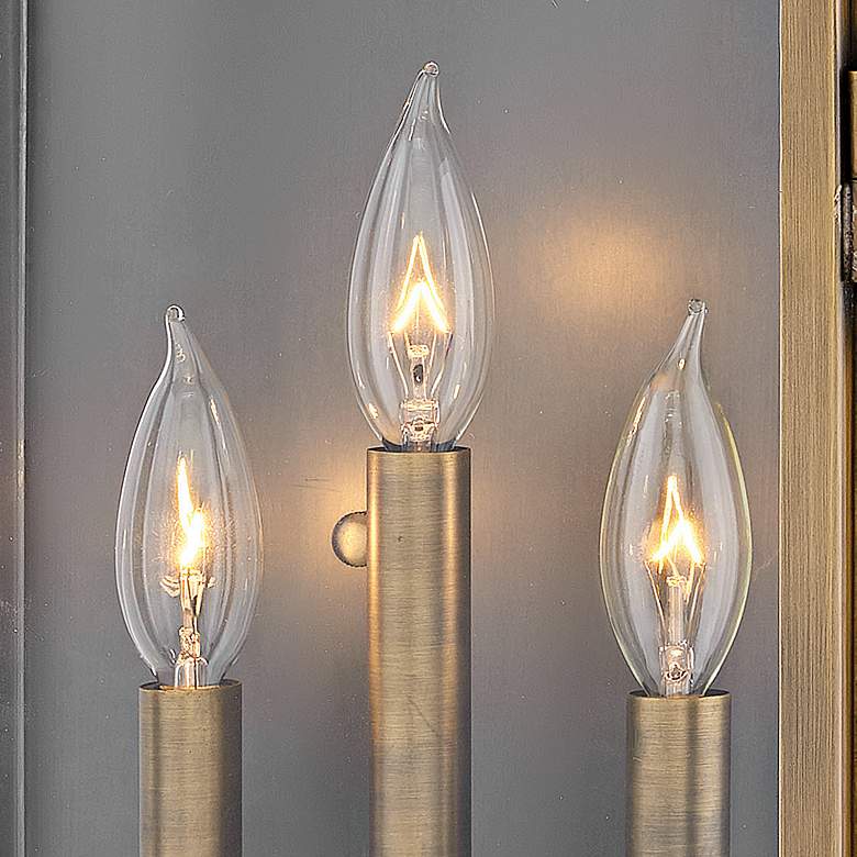 Image 2 Hinkley Rowley 21"H Light Antique Brass Outdoor Wall Light more views