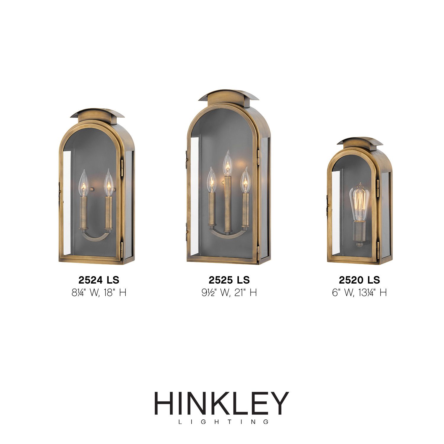 Hinkley Rowley 21"H Light Antique Brass Outdoor Wall Light