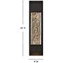 3_Hinkley Rune 20" High Black LED Outdoor Wall Light more views