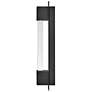 6_Hinkley Rune 20" High Black LED Outdoor Wall Light more views