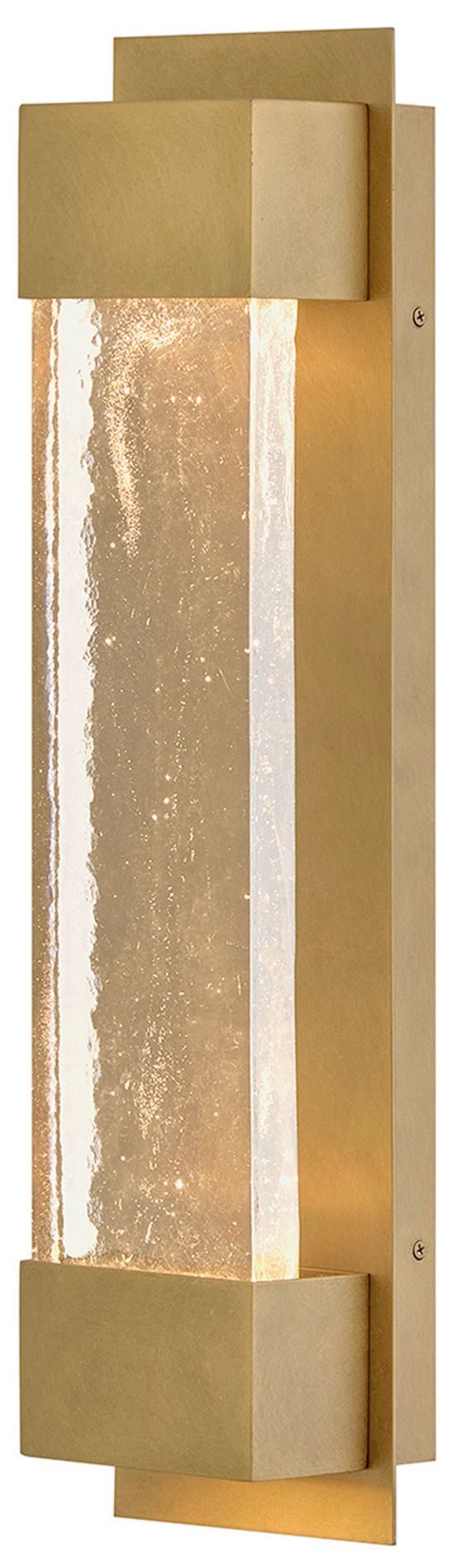 Hinkley Rune Outdoor Large LED Wall Sconce Outdoor 24" Heritage Brass