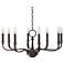 Hinkley Rutherford 29"W Oiled Bronze 8-Light Chandelier