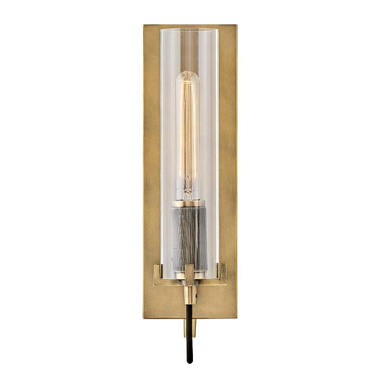 Image 5 Hinkley Ryden 16 1 /4" High Heritage Brass Metal Wall Sconce more views
