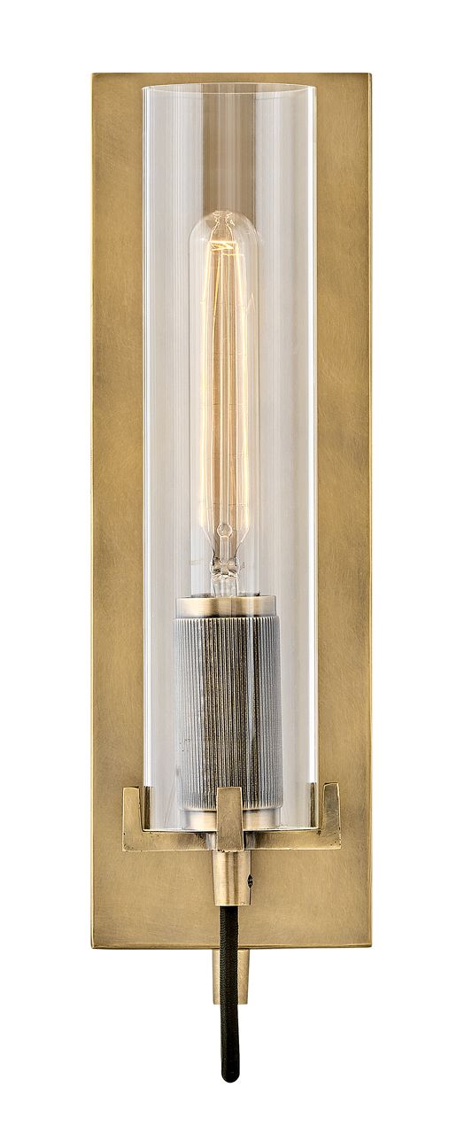 Image 6 Hinkley Ryden 16 1 /4" High Heritage Brass Metal Wall Sconce more views