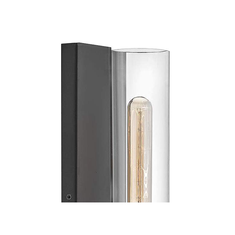 Image 2 Hinkley Ryden 16 1/4" High Black LED Wall Sconce more views