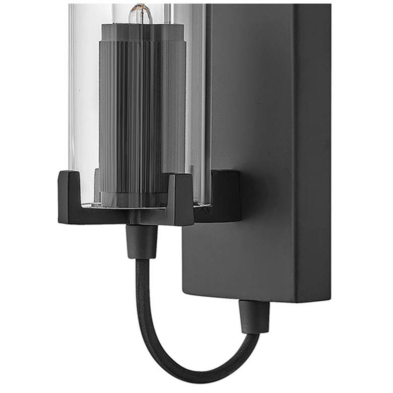 Image 5 Hinkley Ryden 16 1/4" High Black LED Wall Sconce more views