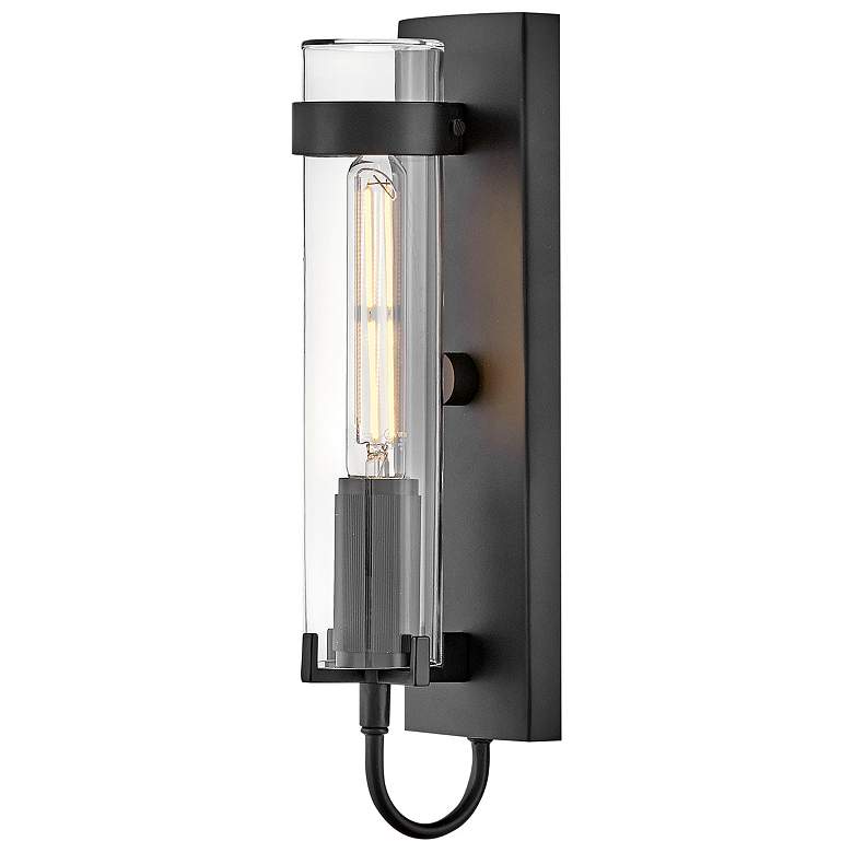 Image 2 Hinkley Ryden 16" High Black Outdoor Wall Light more views