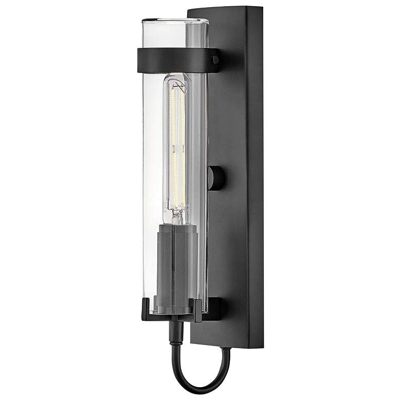 Image 4 Hinkley Ryden 16" High Black Outdoor Wall Light more views