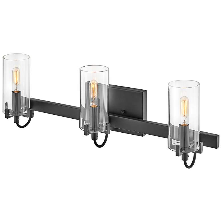 Image 7 Hinkley Ryden 23" Wide Black 3-Light Vanity Bath Light more views