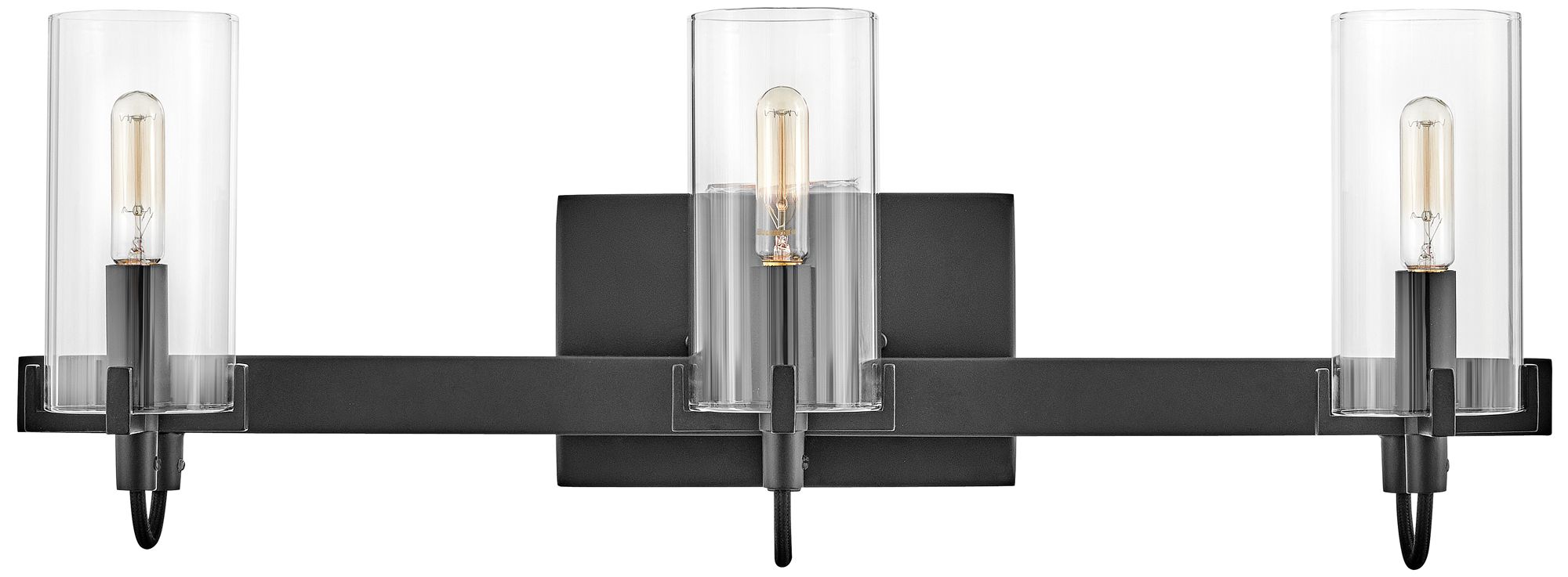 Hinkley Ryden 23" Wide Black 3-Light Vanity Bath Light