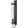1_Hinkley Ryden 24" High Black Steel LED Wall Sconce