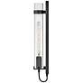 3_Hinkley Ryden 24" High Black Steel LED Wall Sconce more views