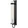 Hinkley Ryden 24" High Black Wall Sconce with Etched Glass