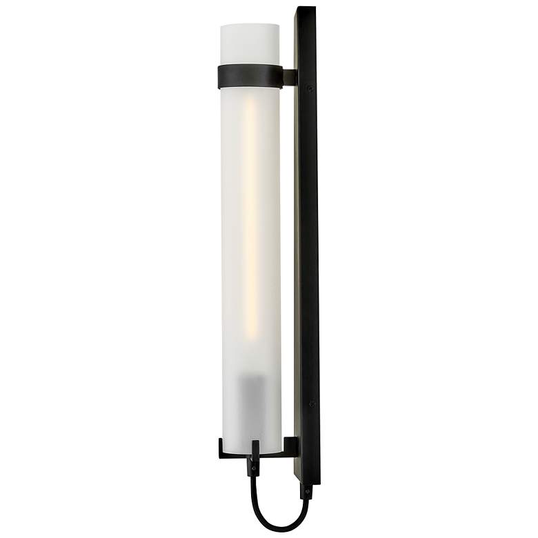Image 6 Hinkley Ryden 24" High Black Wall Sconce with Etched Glass more views