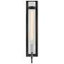 7_Hinkley Ryden 24" High Black Wall Sconce with Etched Glass more views