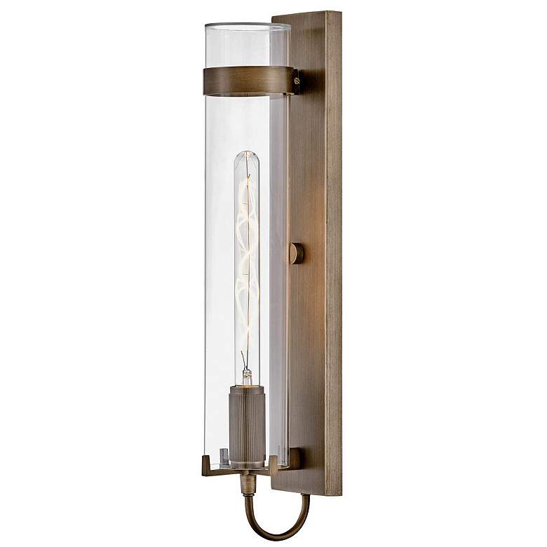 Image 1 Hinkley Ryden 24" High Burnished Bronze Outdoor Wall Light