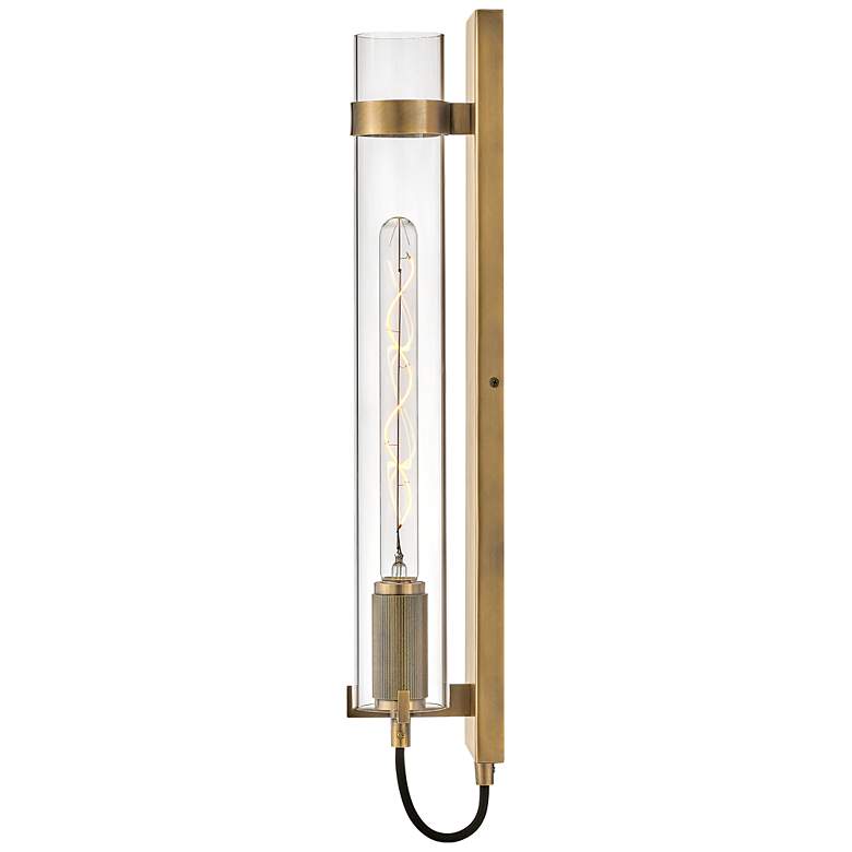 Image 3 Hinkley Ryden 24" High Heritage Brass LED Wall Sconce more views