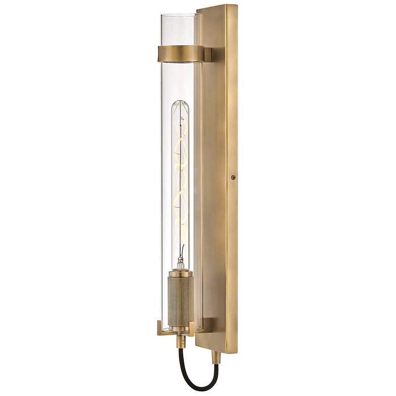 Image 4 Hinkley Ryden 24" High Heritage Brass LED Wall Sconce more views