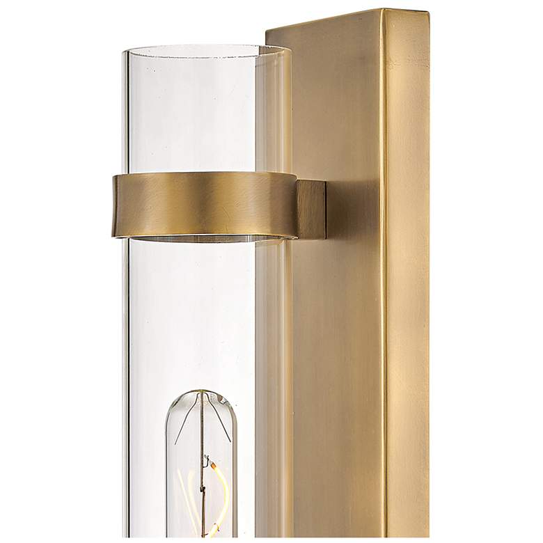Image 6 Hinkley Ryden 24" High Heritage Brass LED Wall Sconce more views