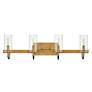 4_Hinkley Ryden 30" Wide Heritage Brass 4-Light Bath Light more views