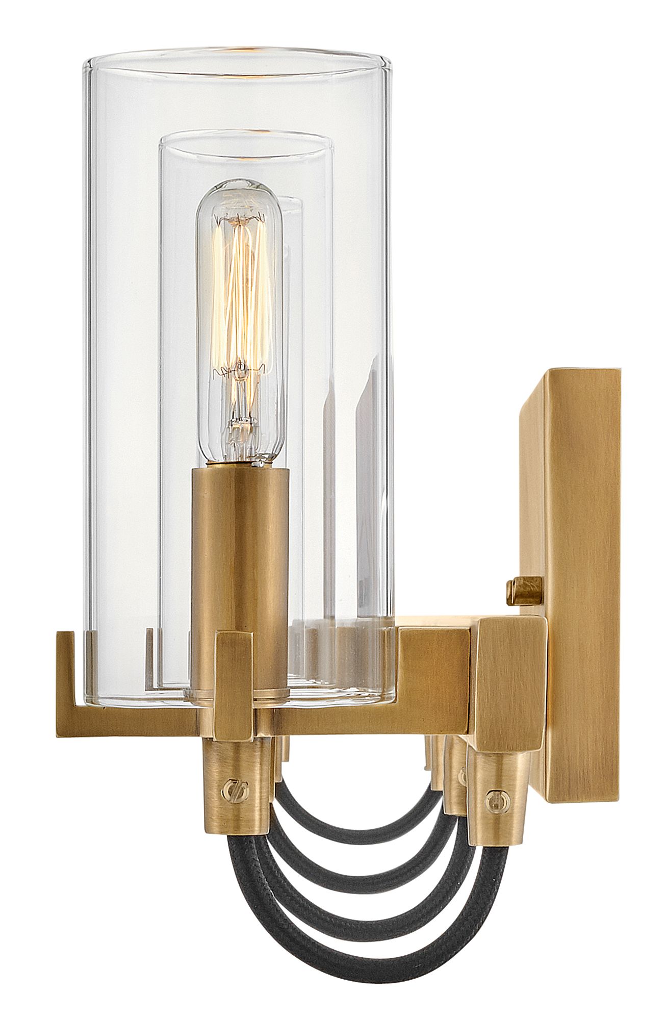 Hinkley Ryden 30" Wide Heritage Brass 4-Light Bath Light