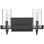 2_Hinkley Ryden 8 1/4" High Black 2-Light Wall Sconce more views