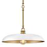 Hinkley Sadie 18" Wide Lacquered Brass Pendant Light