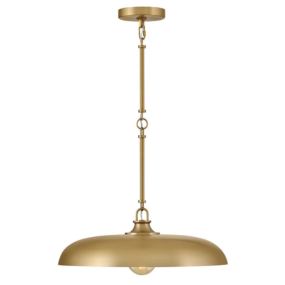 Hinkley Sadie 18" Wide Lacquered Brass Pendant Light