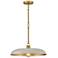 Hinkley Sadie 18" Wide Lacquered Brass Pendant Light