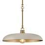 3_Hinkley Sadie 18" Wide Lacquered Brass Pendant Light more views