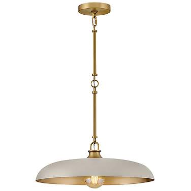 Hinkley Sadie 18" Wide Lacquered Brass Pendant Light