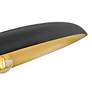 5_Hinkley Sadie 24" Wide Lacquered Brass and Black Pendant Light more views