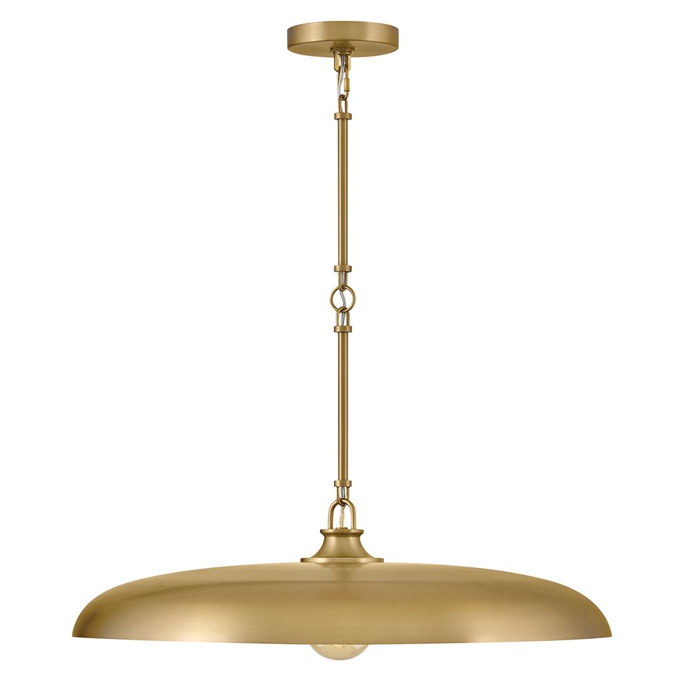 Hinkley Sadie 24" Wide Lacquered Brass Pendant Light