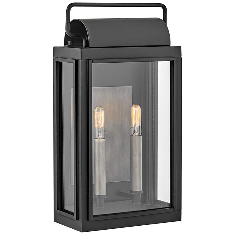 Image 2 Hinkley Sag Harbor 16 1/2" High Black Outdoor Wall Light