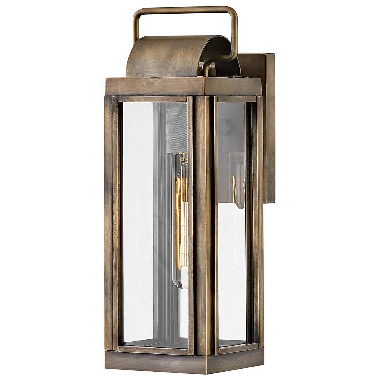 Image 1 Hinkley Sag Harbor 16 1/4 inch High Burnished Bronze Outdoor Wall Light