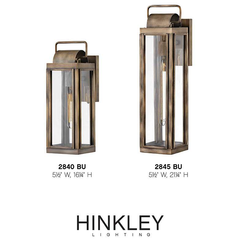 Image 6 Hinkley Sag Harbor 16 1/4" High Burnished Bronze Outdoor Wall Light more views