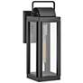 2_Hinkley Sag Harbor 16 1/4" High Rectangular Black Outdoor Wall Light