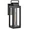 Hinkley Sag Harbor 16 1/4" High Rectangular Black Outdoor Wall Light