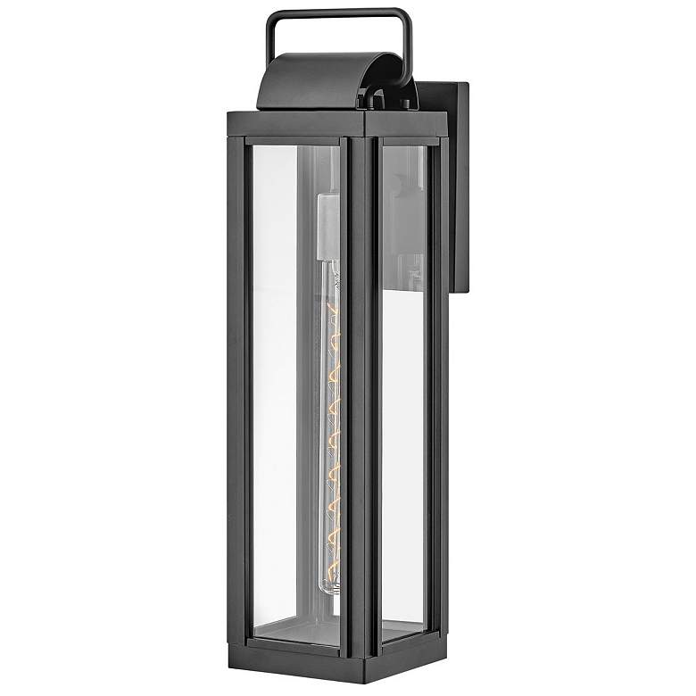 Image 1 Hinkley Sag Harbor 21 1/4" High Black LED Outdoor Wall Light