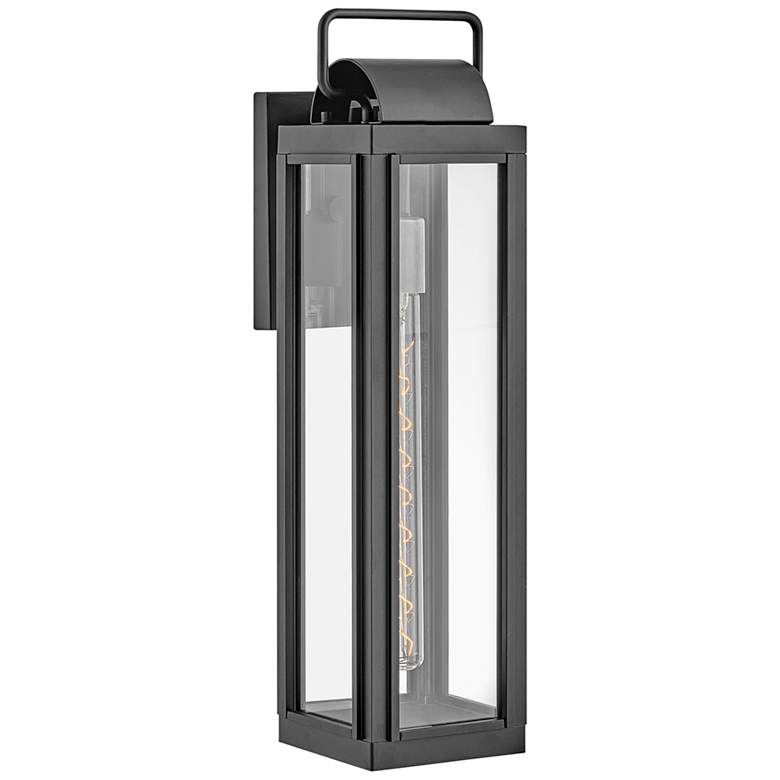 Image 2 Hinkley Sag Harbor 21 1/4 inch High Black Outdoor Wall Light